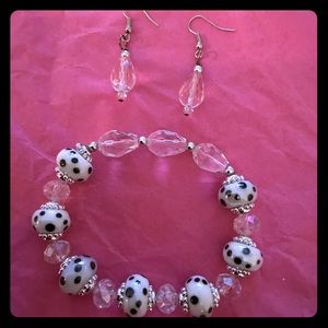 Bracelet and Earrings Set